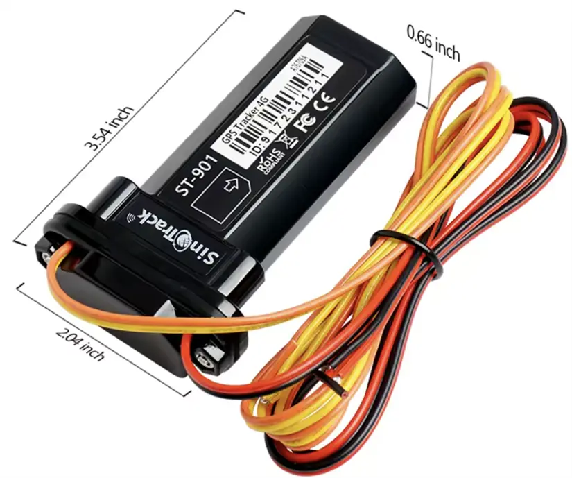 Rastreador GPS SinoTrack ST-906L 4G, disponible a partir de $350 pesos. Fuente: https://es.aliexpress.com/