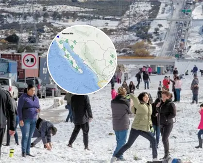 El frío extremo llega a la península: las zonas más heladas de Baja California y Baja California Sur