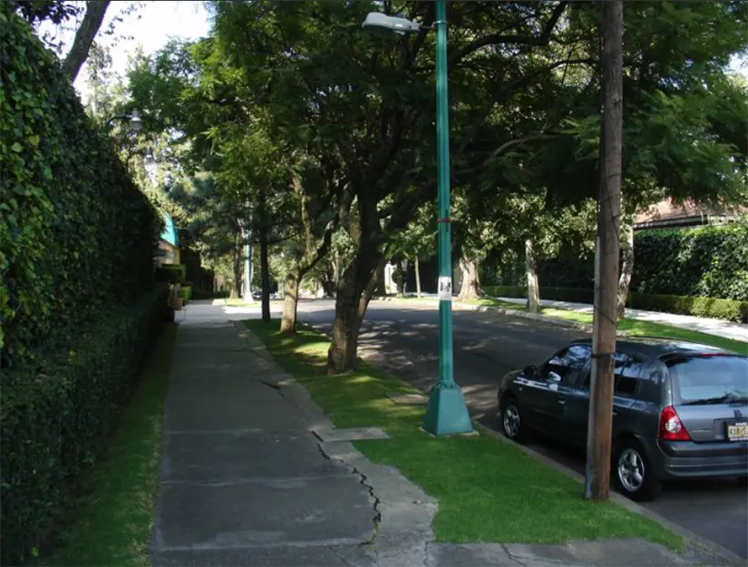 Calles en Lomas de Chapultepec. Foto: cortesía.