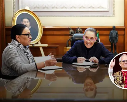 Claudia Sheinbaum invita al papa León XIV a visitar México en una llamada con motivo del Día de la Virgen de Guadalupe