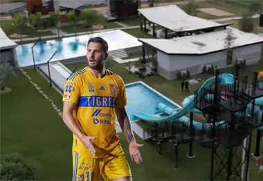 Así luce la mansión en Monterrey del delantero francés de Tigres, André Gignac