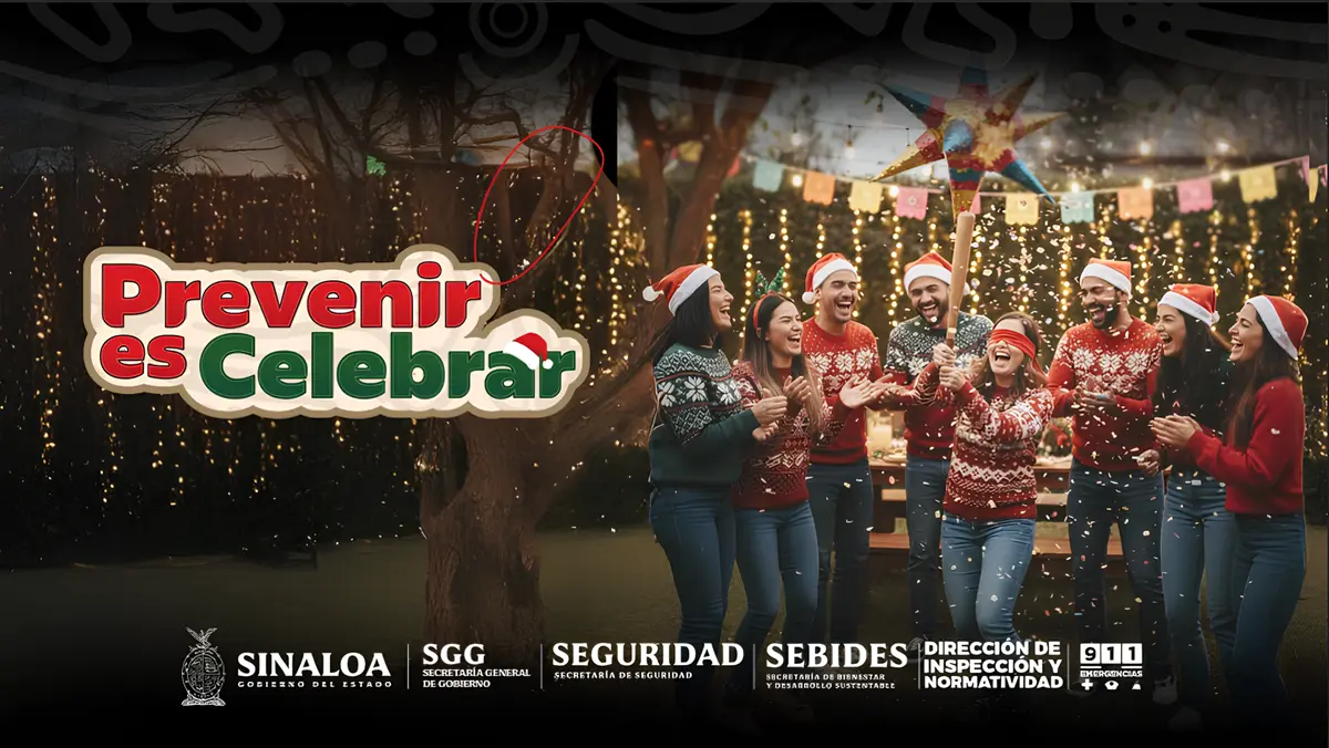 Se llama a celebrar de forma segura. Foto: Gob. de Sinaloa