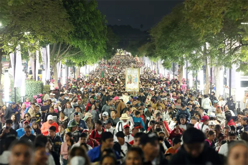 El Gobierno de la CDMX atiende a más de 13 millones de peregrinos en el operativo más grande del año