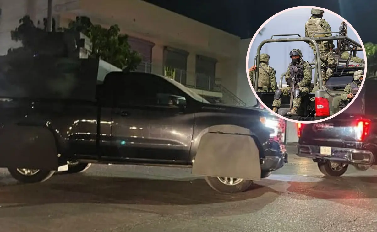 Así luce la camioneta tipo monstruo asegurada en el operativo.