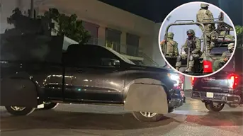 Operativo en talleres clandestinos de Culiacán deja vehículos blindados y hasta camioneta tipo monstruo