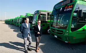 Entregan 100 unidades de transporte público en la ciudad de Guadalajara