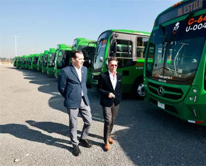 Entregan 100 unidades de transporte público en la ciudad de Guadalajara