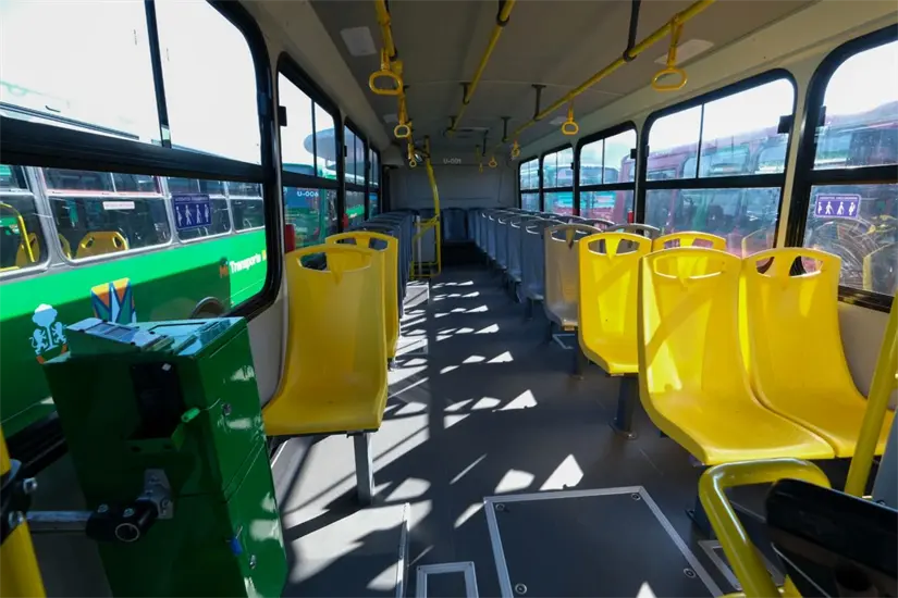 Las nuevas unidades modernas al transporte de Guadalajara. Foto: Coretsía