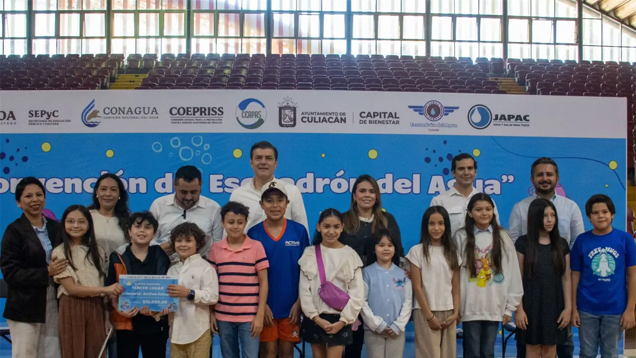 Escuela Activa Integral inspiró a niñas y niños a cuidar el agua con entusiasmo y dedicación. Foto: Ayuntamiento de Culiacán