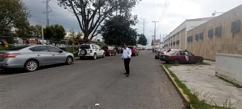 Calles cerradas en Toluca hoy lunes 15 de diciembre. Foto: Cortesía