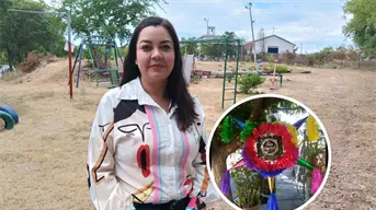 Erika Bueno: piñatas con corazón y liderazgo vecinal en el fraccionamiento Los Ángeles