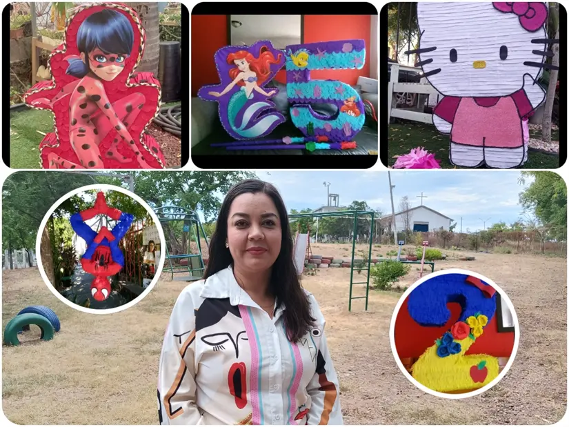 Erika organiza su tiempo con disciplina: atiende a su familia por la mañana y dedica las tardes a la producción de piñatas. Para ella, el mayor logro no es solo entregar un pedido, sino ver la alegría que provoca.
