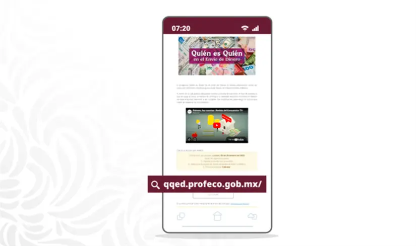 Plataforma Quién es Quién de Profeco. Foto: cortesía.