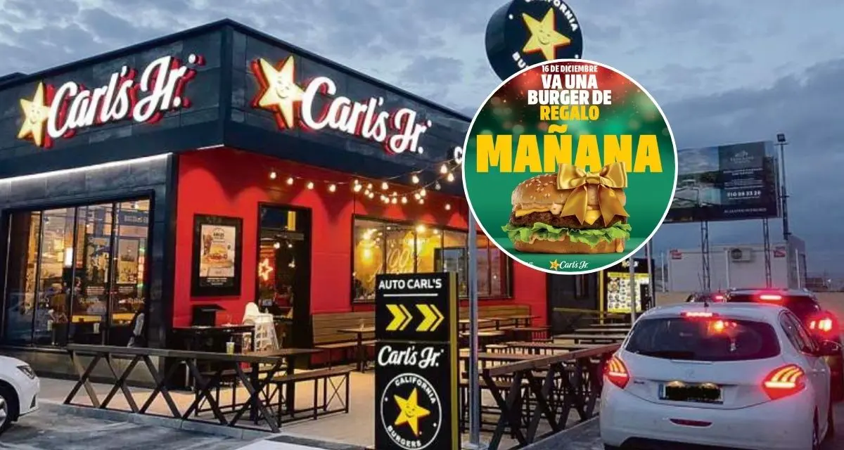 Estos son los requisitos para conseguir la hamburguesa gratis de Carls Jr. Foto: cortesía