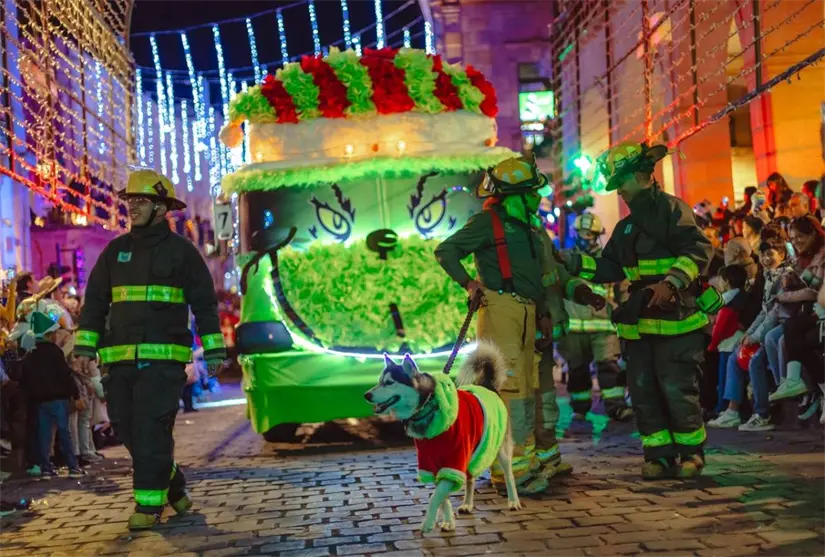 El Desfile Navideño en Zacatecas, será este jueves 18 de diciembre. Foto: Cortesía