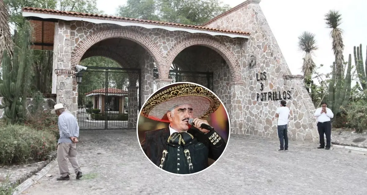 Estas es la ubicación de la mansión de Vicente Fernández. Foto: cortesía