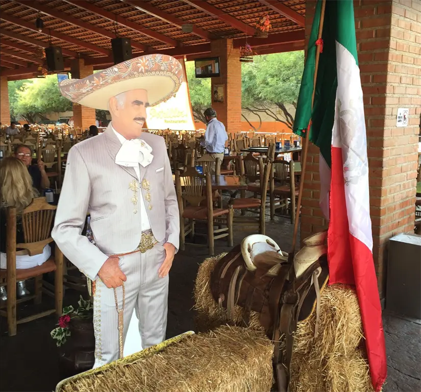 Rancho Tres Potrillos de Vicente Fernández, cuenta con restaurante. Foto: cortesía.