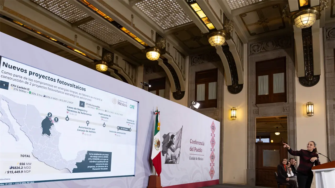 Claudia Sheinbaum, presidenta de México.