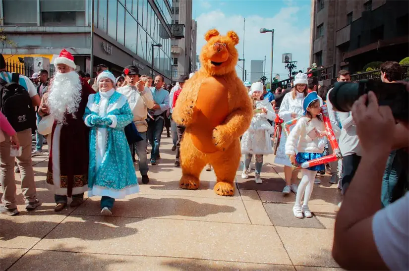 El recorrido del Desfile Navideño Ruso 2025 en CDMX será por el Centro Histórico. Foto: Cortesía.