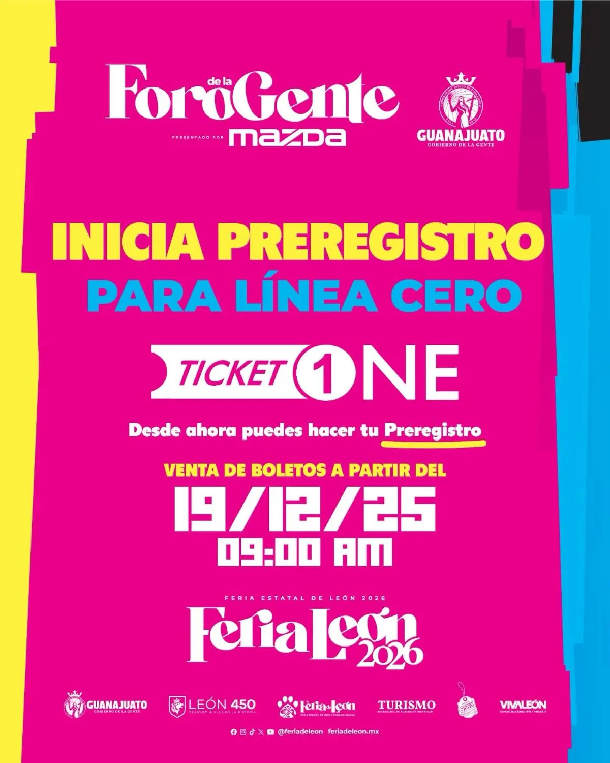 Es indispensable el registro para poder acceder a la preventa de boletos del Foro Mazda. Foto: Cortesía 