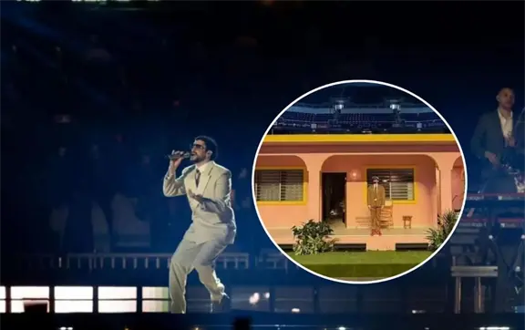 Famosos en la casita de Bud Bunny en CDMX e impacto econ&oacute;mico que generan sus conciertos