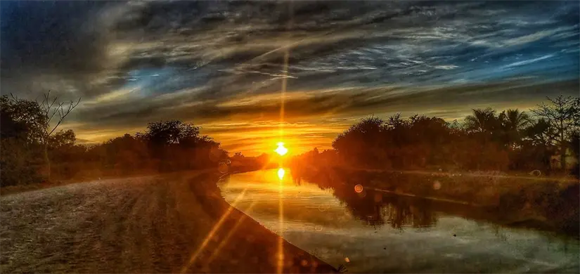 Este Canal Cañedo es un emblema de identidad para la gente de Navolato. Foto: Rudy Mendoza.