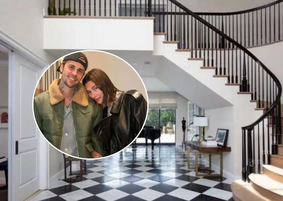 La residencia de Justin y Hailey Bieber cuenta con 7 una enorme sala. Foto: Cortesçia-