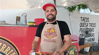 Francisco y sus Tacos El Cuñado: sabor tijuanense que conquista paladares en Prados del Sol 2