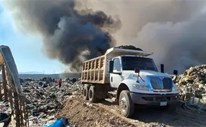 Controlado el incendio en el relleno sanitario de Culiacán; continúan los trabajos de enfriamiento