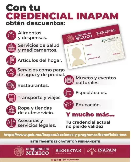 Conoce de que trata el INAPAM y a quiénes beneficia. Foto: Cortesía.