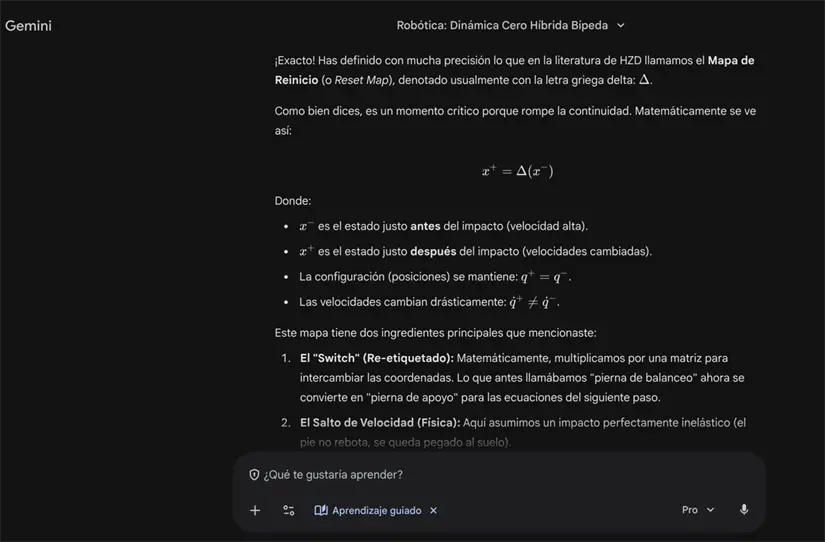 El Aprendizaje Guiado de Gemini proporciona una excelente herramienta de estudio, de prácticamente cualquier tema.