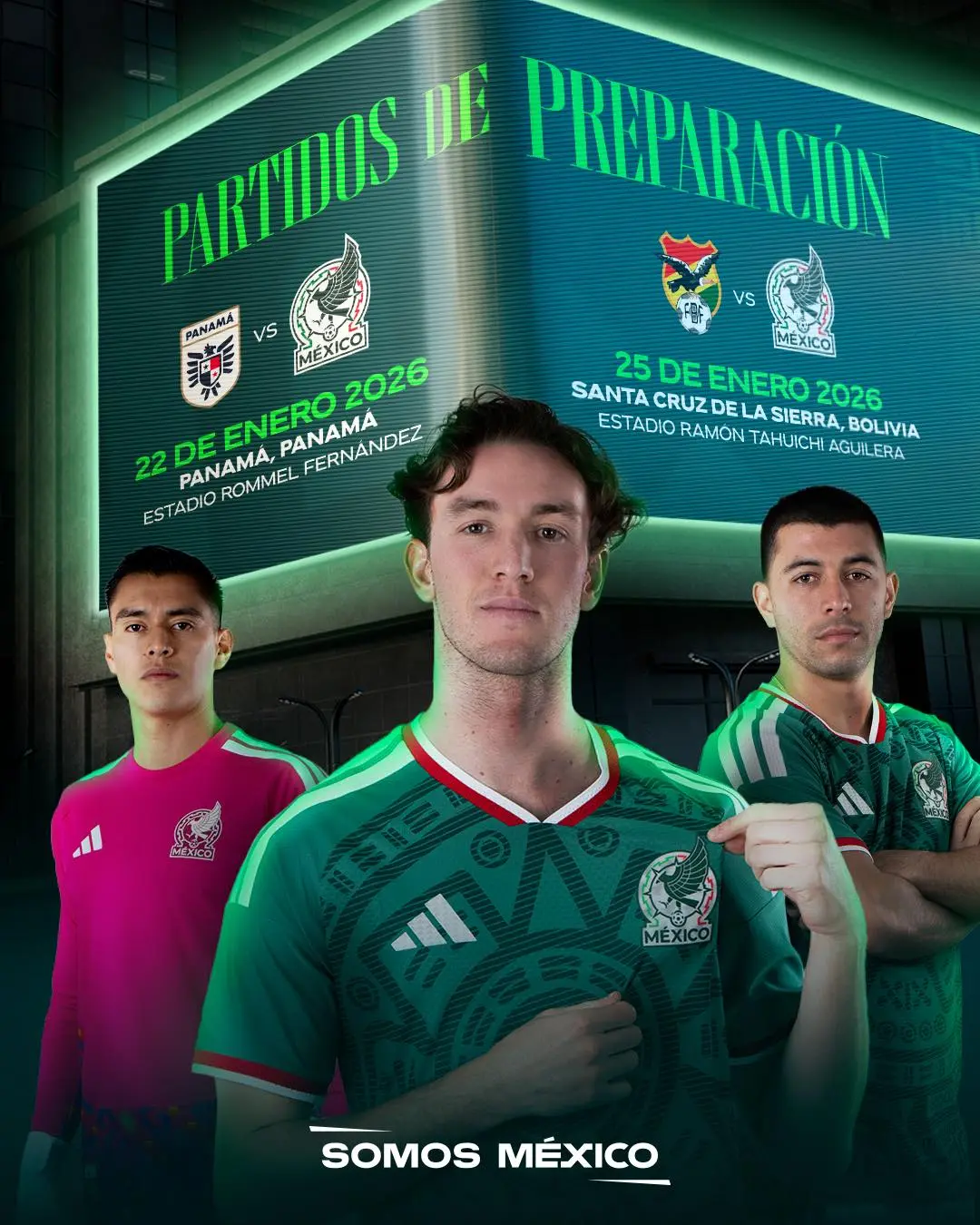 Juegos amistosos de México de cara al Mundial 2026. Foto: Cortesía