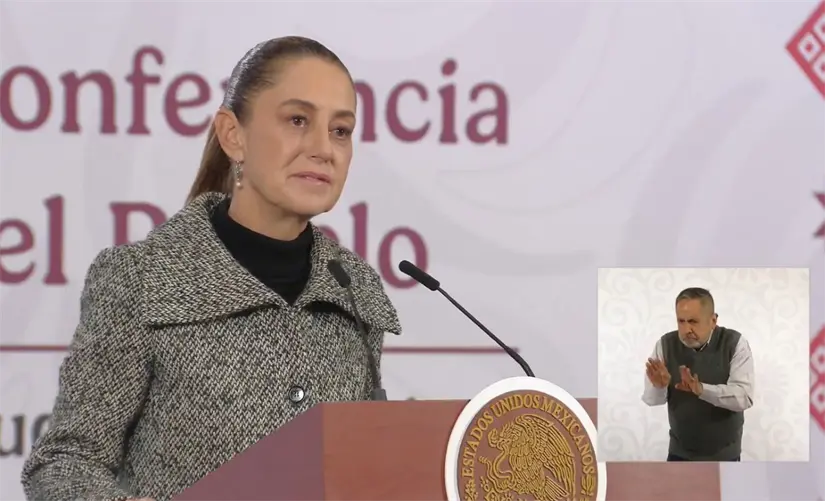 La presidenta de México, Claudia Sheinbaum. habla acerca de la llamada 'Ley Esposa'. Foto: Cortesía