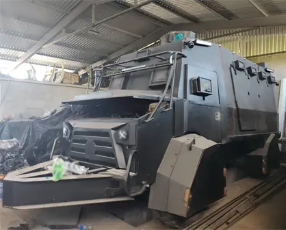 As&iacute; son los "monstruos": los carros blindados del crimen organizado hallados en Michoac&aacute;n