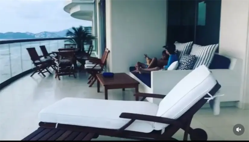 Departamento de Adal Ramones en zona exclusiva de Los Ángeles. Foto: Captura de pantalla