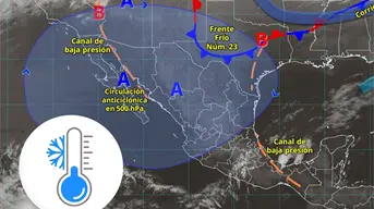 Frente frío 23 llegará a México este 21 de diciembre: ¿Qué estados afectará?