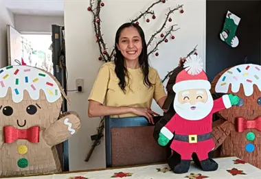 Arte que vibra en Culiac&aacute;n: Mar&iacute;a Fernanda convierte el cart&oacute;n en alegres recuerdos