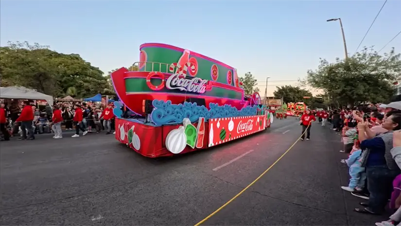 Caravana Coca-Cola 2025 en Guadalajara. Foto: cortesía.