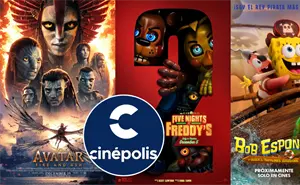 Desde Bob Esponja hasta Five Nights at Freddy´s; la cartelera de Cinépolis en diciembre