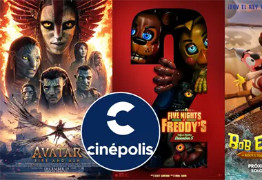 Desde Bob Esponja hasta Five Nights at Freddy&acute;s; la cartelera de Cin&eacute;polis en diciembre