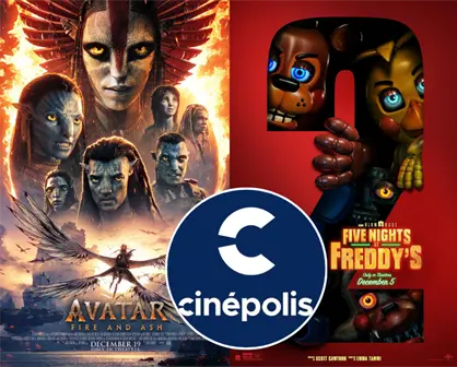 Desde Bob Esponja hasta Five Nights at Freddy&acute;s; la cartelera de Cin&eacute;polis en diciembre