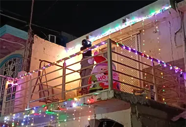 Culiac&aacute;n se llena de magia, los vecinos de Barrancos iluminan sus casas y reavivan el esp&iacute;ritu navide&ntilde;o