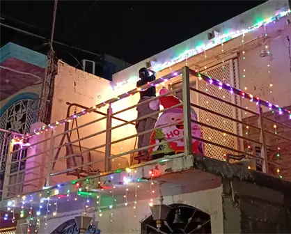 Culiac&aacute;n se llena de magia, los vecinos de Barrancos iluminan sus casas y reavivan el esp&iacute;ritu navide&ntilde;o