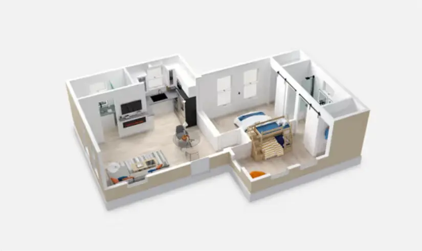 Diseño de la casa de Elon Musk. Foto: Cortesía