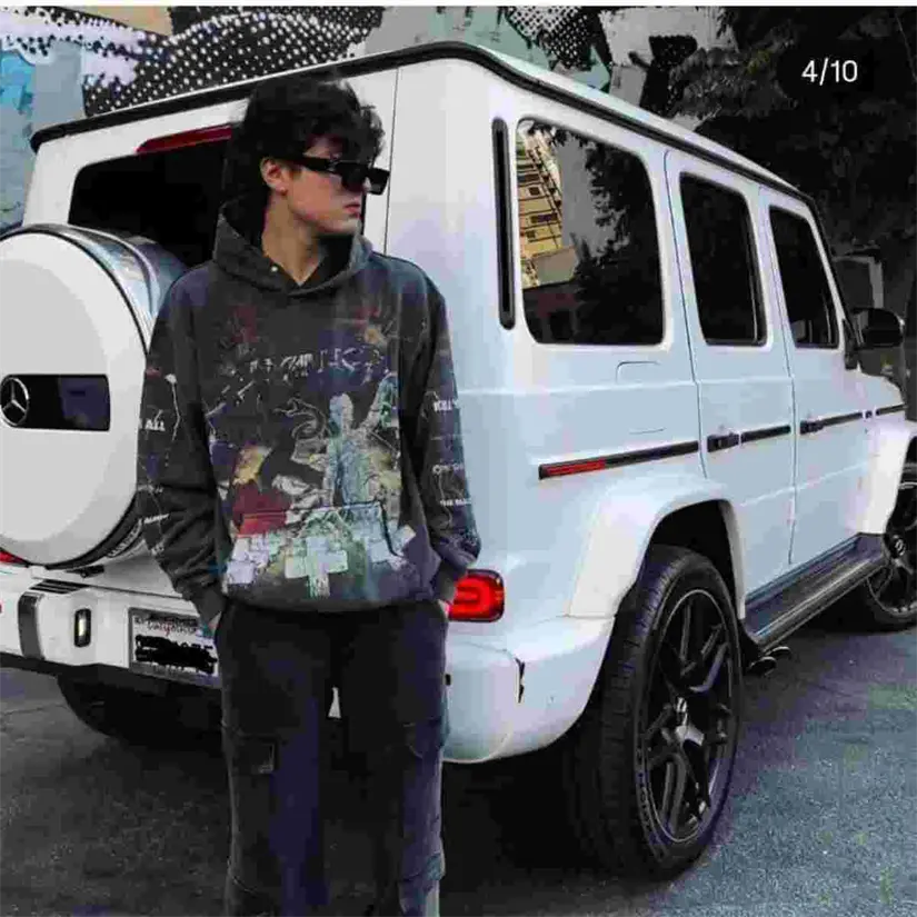 Gabito Ballesteros.compartió en sus redes un Mercedes AMG. Foto: Cortesía