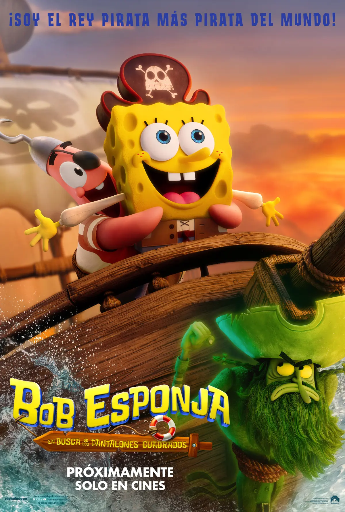 Bob Esponja. En busca de los pantalones cuadrados. Foto: Cortesía