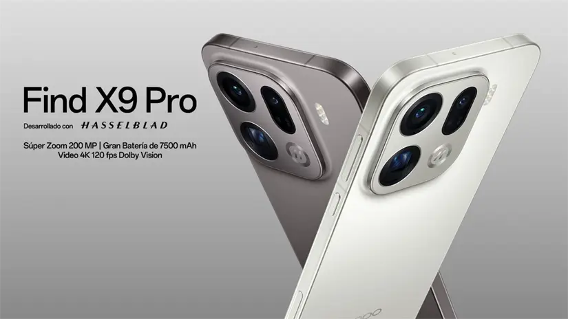 El OPPO Find X9 Pro destaca en batería y fotografía. Foto: OPPO