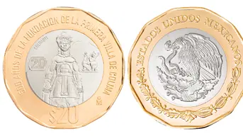 ¿Cómo será la moneda de 20 pesos que saldrán en 2026?