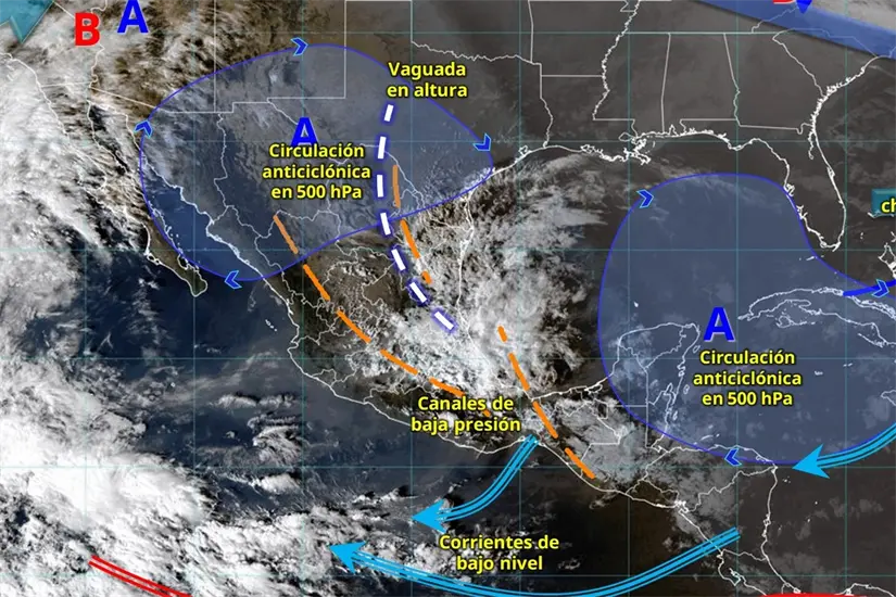 México vive la temporada invernal con bajas temperaturas en diversos estados. Imagen: Conagua