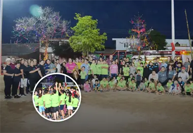 La magia de la Navidad ilumina la Unidad Deportiva 21 de Marzo en Culiac&aacute;n